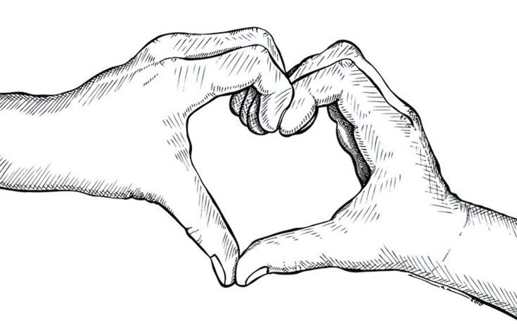 Spodak Dental Group's COVID-19 Clean Hands Making a Heart