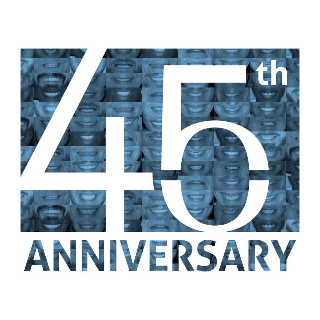 Spodak Dental Group 45th Anniversary Logo